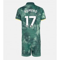 Maglia Calcio Tottenham Hotspur Cristian Romero #17 Terza Divisa Bambino 2024-25 Manica Corta (+ pantaloncini)